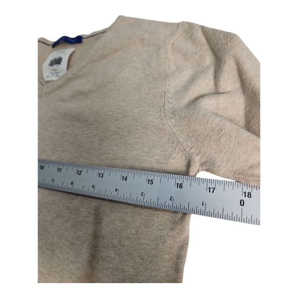 Zara Knitwear The good things Boy's Sz 9-10 BeigeLong Sleeve V-Neck Preppy Money - Picture 3 of 7